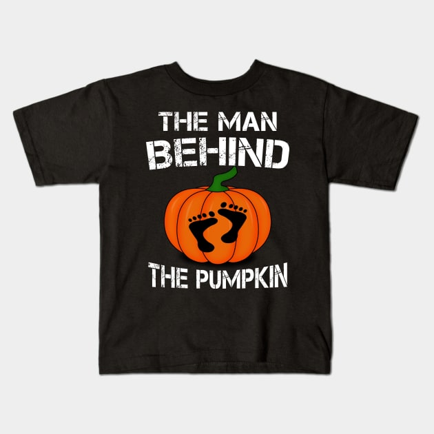 The man behind the pumpkin Kids T-Shirt by TEEPHILIC